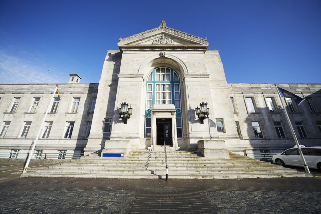 Southampton Civic Centre front entrance