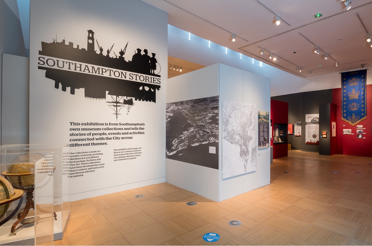 Entrance to Southampton Stories at SeaCity Museum