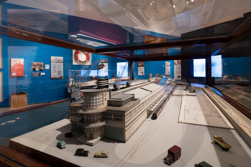 Model of Ocean Terminal, built in 1950