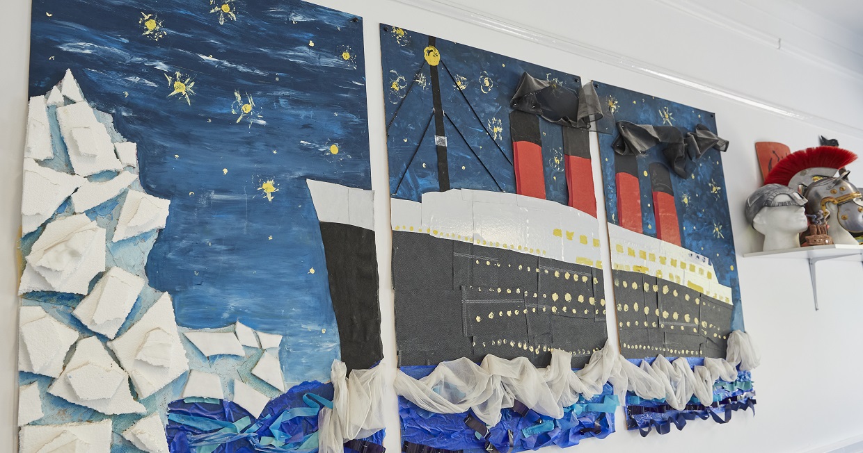 Titanic classroom